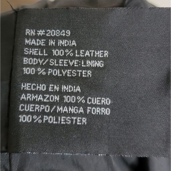 Excelled Genuine Leather Straight-Leg Pants - Picture 6 of 10